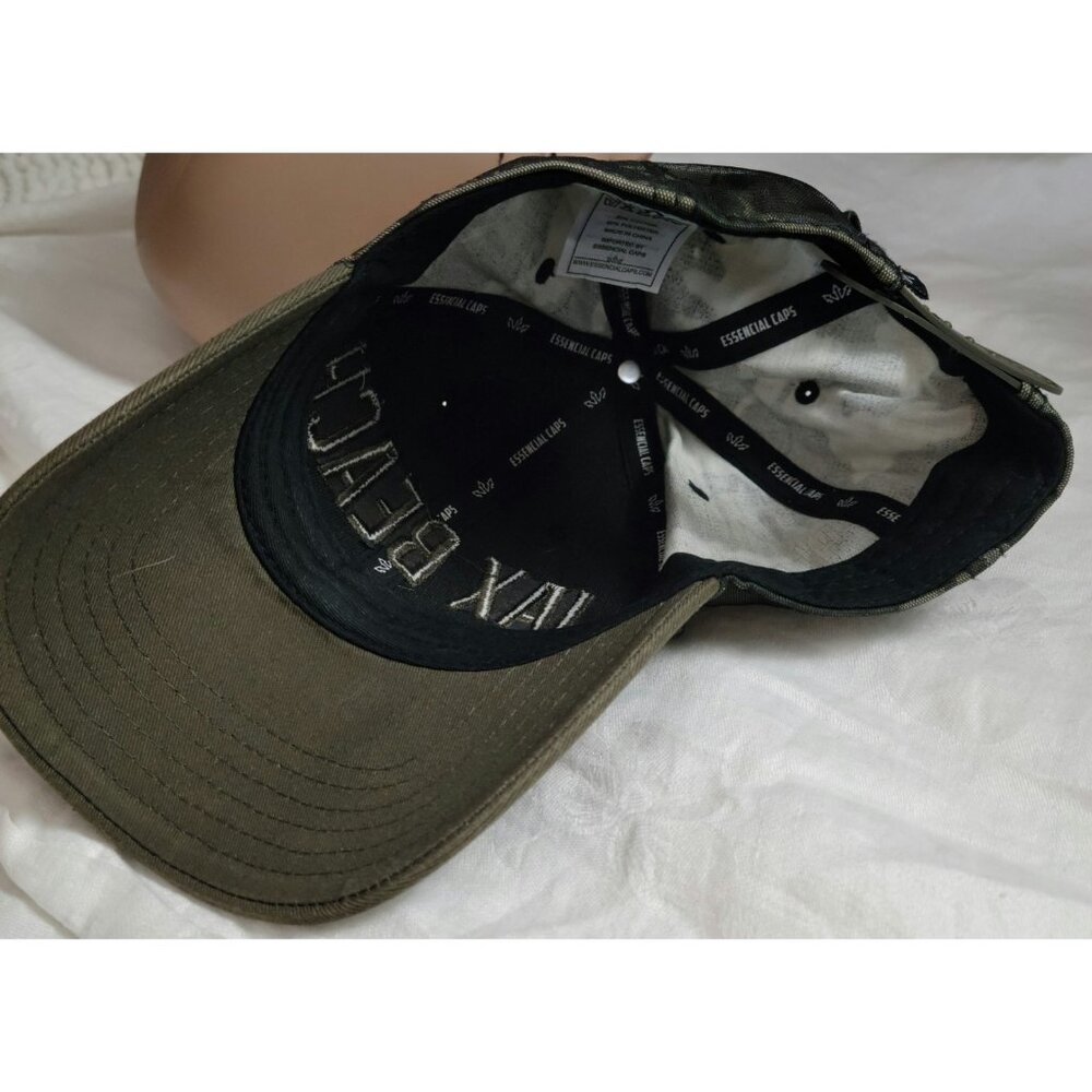Essential Caps Jax Beach Florida Baseball cap hat Camo camouflage Snapback Embr - Picture 6 of 9